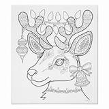 Reindeer Books Colorable Colouring Printable Kids sketch template