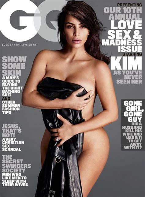 uncensored kim kardashian models nude for gq [ 10 hq pics ]