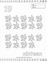 19 Number Coloring Pages Sheet Worksheets Numbers Preschool Kids 20 Printable Getcoloringpages Books Writing Template sketch template
