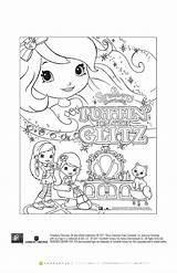 Pages Fox Century Coloring 20th Logo Glitz Strawberry Shortcake Puttin Template sketch template