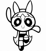 Powerpuff Coloring Pages Girls Printable sketch template