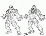 Bigfoot Coloring Pages Sasquatch Finding Printable Drawing Sketch Big Colouring Definition Getdrawings Drawings Designlooter Popular Library Clipart Coloringhome 610px 18kb sketch template