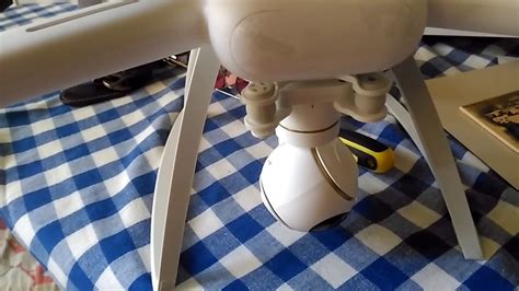 xiaomi mi drone  gimbal  working gimbal difettoso italia youtube