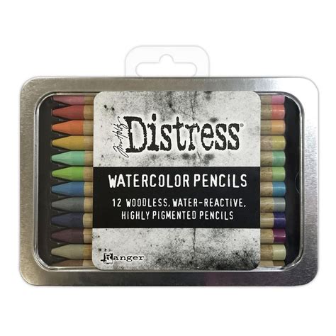 sold  ranger tim holtz distress watercolor pencils set