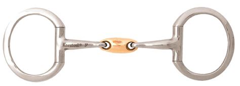 korsteel jp eggbutt copper oval link snaffle bit
