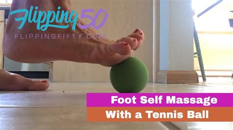 foot massage with a ball youtube