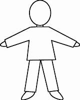 Child Outline Body Coloring Kid Pages Template Human Printable Person Clipart Kids Boy Blank Drawing Shape Gathering Medical Large Childs sketch template