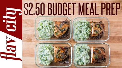 Budget Chicken Meal Prep Flavcity With Bobby Parrish