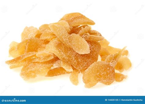 ginger slices stock image image  isolated dried food