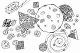 Zentangle Coloring Pages Asteroids Galaxy Crazy Adults Discover Style Color Adult Doodle sketch template