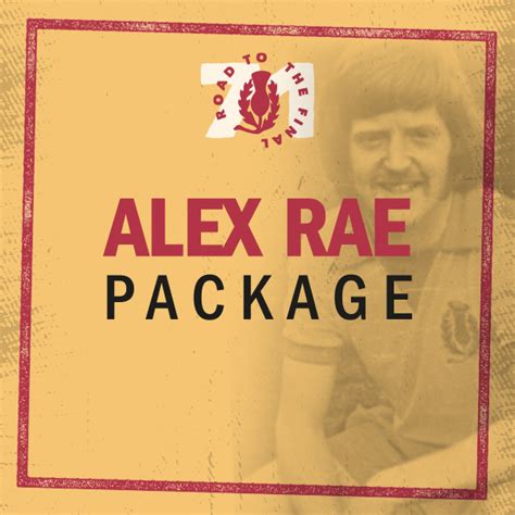 The Alex Rae Package Partick Thistle Fc