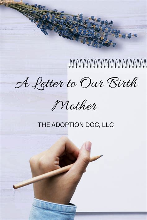 letter   birth mother birth mother lettering kind heart