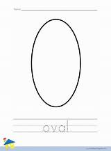 Oval Coloring sketch template