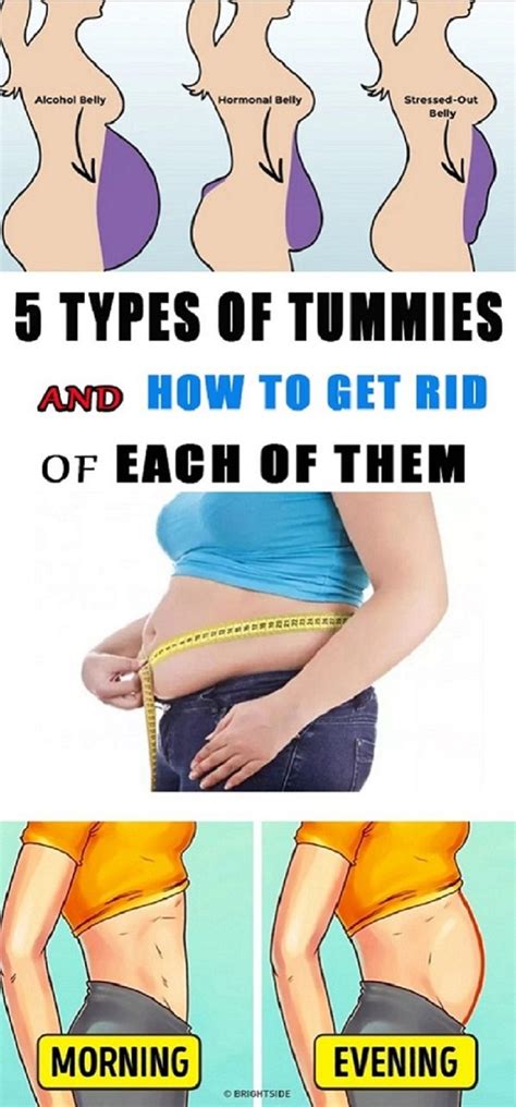 5 types of tummies and how to get rid of each of them 5 types of
