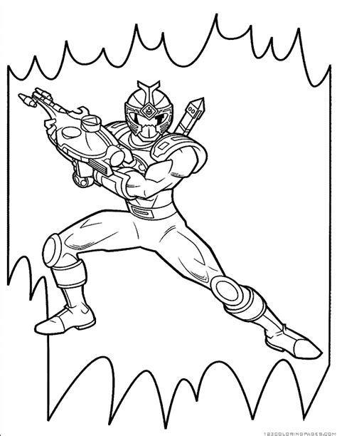 power rangers coloring pages part