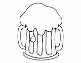 Cerveza Para Cold Coloring Beer Colorear Dibujo Pintar Coloringcrew Imprimir Fría Línea Descargar sketch template