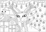 Christmas Cat Coloring Pages Cute Snowman Sphynx Gifts Tree Adult sketch template