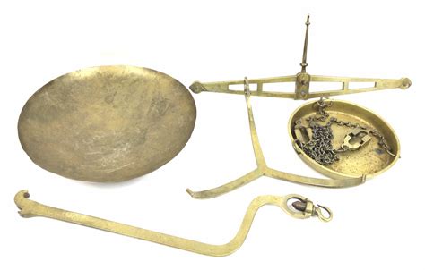 lot antique hunt  brass balance scale parts
