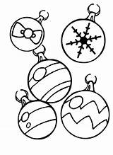Christmas Ornaments Coloring Pages Printables Ornament Color Kids Print Tree Holiday Bestcoloringpagesforkids sketch template
