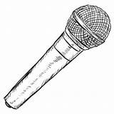 Microphone Mic Drawing Sketch Open Dynamic Cartoon Drawings Tattoo Outline Getdrawings Graphicriver Save Choose Board Pencil Event sketch template