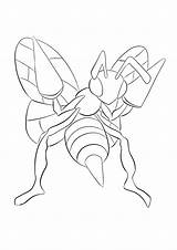 Beedrill Justcolor sketch template
