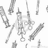 Syringe Needle Background Isolated Cap Coloring Nursing Illustration Clipart Medical Stock Clip sketch template