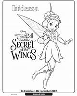 Coloring Pages Tinkerbell Friends Fairies Tinker Bell Drawings Drawing Wings Secret Iridessa Printable Easy Her Printing Library Clipart Popular Print sketch template