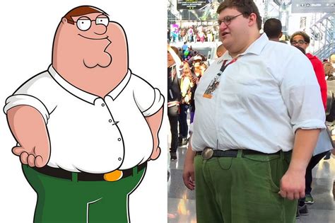 real life peter griffin  viral  family guy impersonator shows