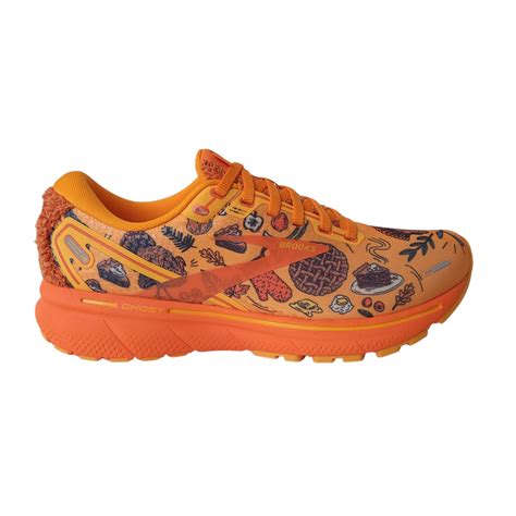 brooks ghost  running shoes turkey trot thanksgiving womens size
