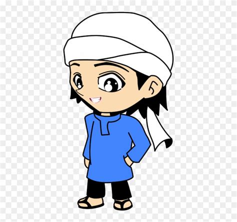kartun lelaki muslim png cartoon muslim man png transparent png  pngfind