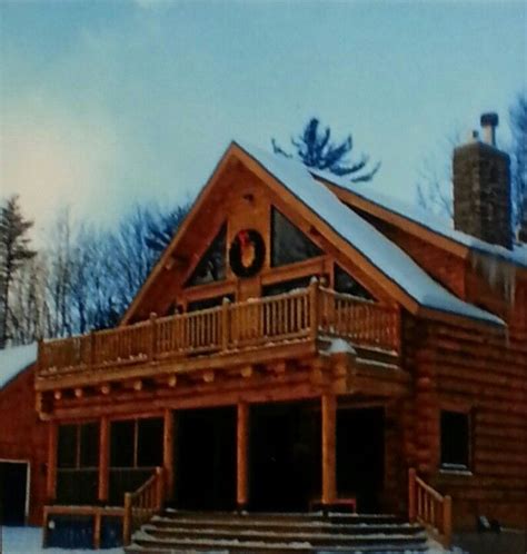 upstate  york log cabin cabin log cabin rustic house
