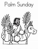 Coloring Pages Palm Sunday Jesus Kids Bestcoloringpagesforkids Easter School sketch template