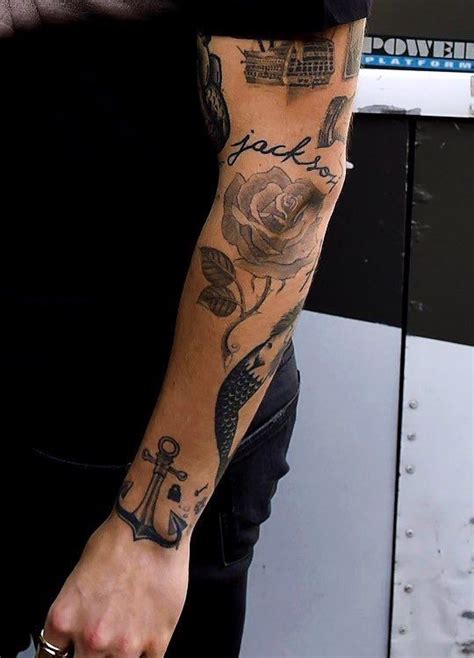 These Are Pretty I Like The Rose Harry Styles Tattoos