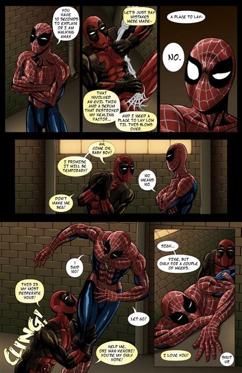 spideypool comic never say never page 5 by jijikero