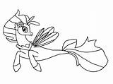Skystar Sparkle Scribblefun Mlp Coloring4free Fluttershy Ponies Mane Equestria Pinkie sketch template