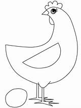 Coloring Pages Hen Birds Animals Chicken Chicken3 Egg Roosters Hens Chickens Preschoolers Bird Print Rooster Template Animal Outline Printable Books sketch template