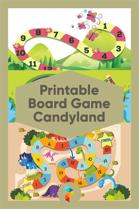 printable board game candyland printable board games board games