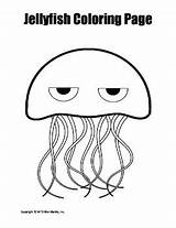 Jellyfish Coloring Worksheet Printable Teacherspayteachers Pages Preview sketch template