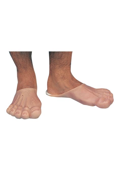 mens funny feet flintstones adult costume accessories