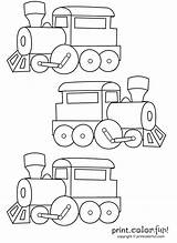 Coloring Trains Pages Train Three Choo Color Print Printables Crafts Railroad Printcolorfun Cards Colouring Printable Cool Fun Transportation Thomas Activities sketch template