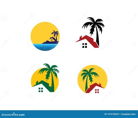 home resort logo vector illustration stock vector illustration  pool hotel