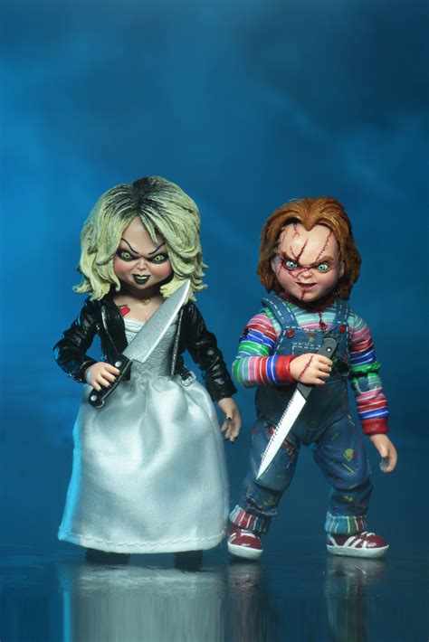 bride of chucky 7″ scale action figures ultimate chucky and tiffany 2 pack