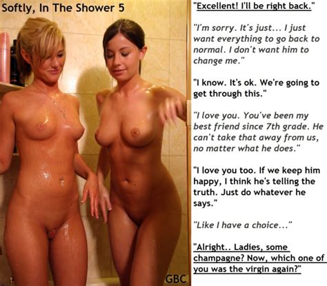 gay shower sex captions