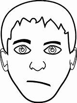 Face Coloring Pages Boy Big Kid Wecoloringpage sketch template