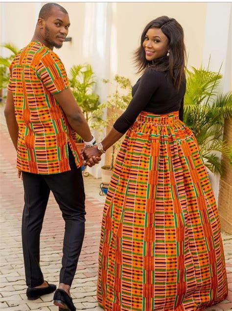 matching kente outfits couple outfits