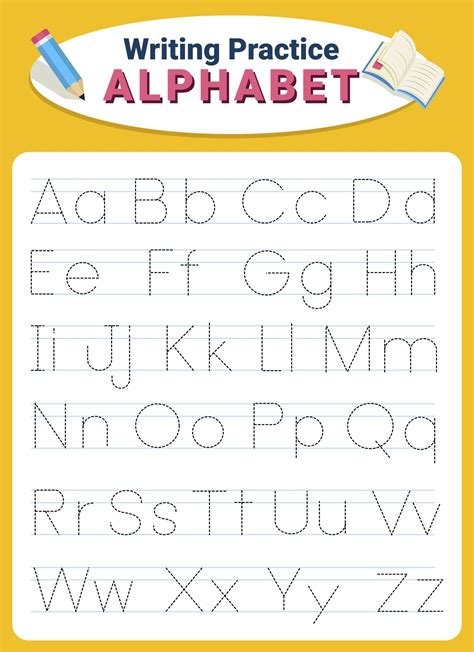 alphabet tracing  printables printable templates