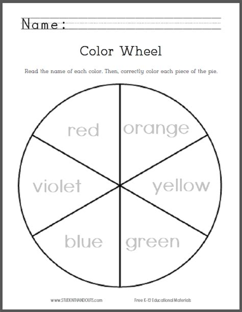 color wheel coloring page lindsayropchen