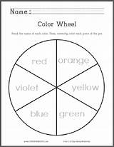 Wheel Color Primary Worksheet Worksheets Coloring Pdf Grade Kids Grades Kindergarten Print School Template Lesson Blank Colors Colour Elementary Printable sketch template