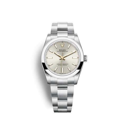 rolex   oyster perpetual  stainless steel silver