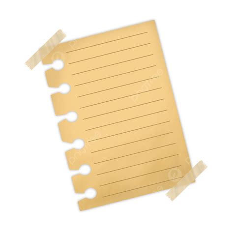 yellow notebook paper clipart png images notebook yellow paper